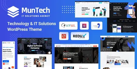 Muntech - IT Solutions & Technology Theme 35711075