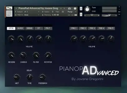 GSamples PianoPad Advanced KONTAKT