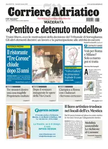 Corriere Adriatico Macerata - 6 Marzo 2025