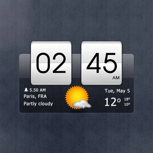 Sense Flip Clock & Weather v8.99.3