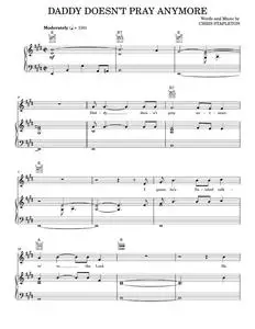 Daddy Doesn't Pray Anymore - Chris Stapleton, Tim McGraw (Piano-Vocal-Guitar)