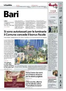 la Repubblica Bari - 27 Dicembre 2018