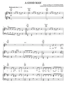 A good man - Emerson Drive (Piano-Vocal-Guitar)