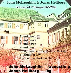 John McLaughlin & Jonas Hellborg - Live At Schlosshof,Tuebingen, Germany  1986