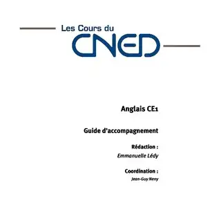 Les Cours du CNED Anglais CE1 (4 CD audio avec booklet)