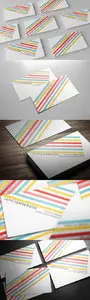 Color Stripes - Business Card