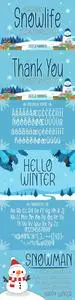 Snowlife - Christmas Display Font