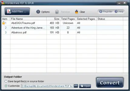 Wondershare PDF to EPUB 1.2.0.3 + Rus