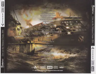 Sabaton - Live on the Sabaton Cruise 2014 (2015) [Ward Records GQCS-90044/5, Japan]