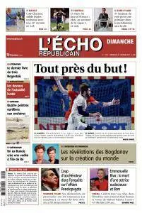 L'écho Républicain du Dimanche 29 Janvier 2017