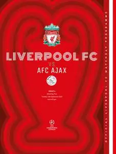 Liverpool FC Programmes - vs Ajax CL - 13 September 2022