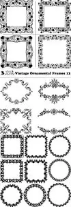 Vectors - Vintage Ornamental Frames 12