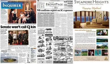 Philippine Daily Inquirer – January 18, 2012