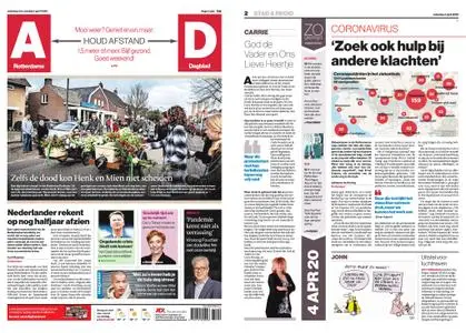 Algemeen Dagblad - Hoeksche Waard – 04 april 2020