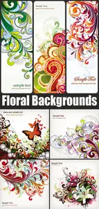 Floral Backgrounds Vector