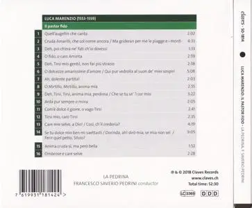 Luca Marenzio - Il Pastor Fido - La Pedrina, Francesco Saverio Pedrini (2018) {Claves CD50-1814}