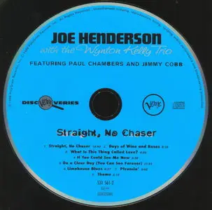 Joe Henderson - Straight, No Chaser (1968) [Remastered 1996]