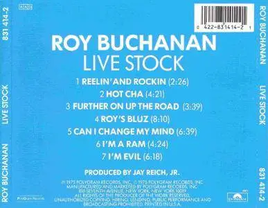 Roy Buchanan - Live Stock (1975)