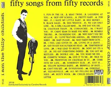 Billy Childish - I Am The Billy Childish (2CD) (1991) {Sub Pop} **[RE-UP]**