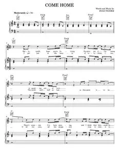 Come home - OneRepublic (Piano-Vocal-Guitar)