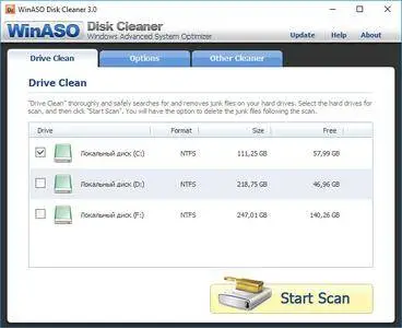 WinASO Disk Cleaner 3.0 + Portable