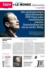 taz die tageszeitung  - 14 April 2023