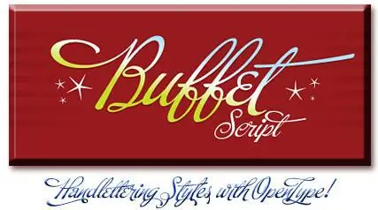 Buffet Script Open-type Script Font 