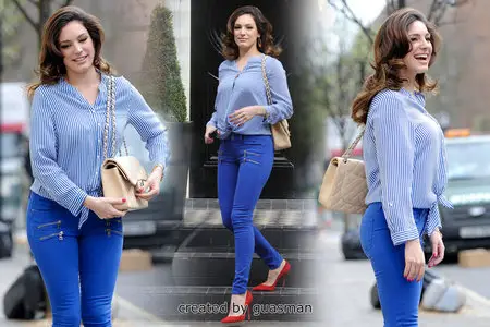 Kelly Brook - Leaving her London home April 17, 2013