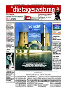 Tageszeitung TAZ vom 18 September 2010
