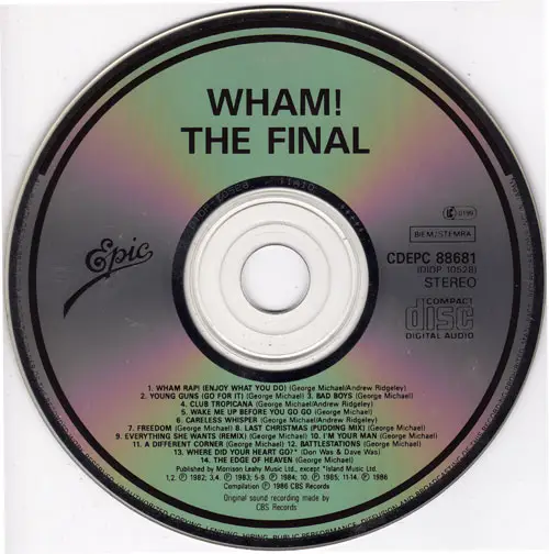 Wham! - The Final (1986) {Epic Europe} / AvaxHome