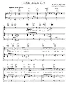 Shoe Shine Boy - Duke Ellington, Lester Young, Louis Armstrong (Piano-Vocal-Guitar)
