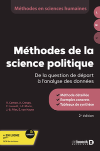 Méthodes de la science politique : De la question de départ à l'analyse des données - Collectif