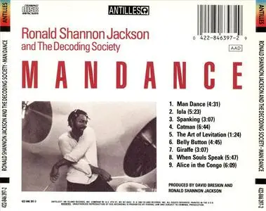 Ronald Shannon Jackson & The Decoding Society - Mandance (1982) {1991 Antilles}