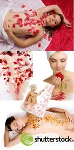 Girl and flower