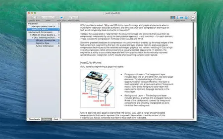 DjVu Reader FS 1.8 Mac OS X