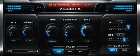 VescoFX Cross Delay v1.0 WiN