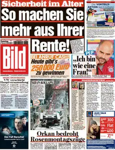 Bild Zeitung vom 06 Februar 2016