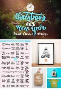 CreativeMarket - Christmas and New Year Overlays Set