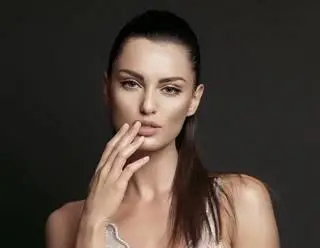 Catrinel Menghia Lingerie Shoot