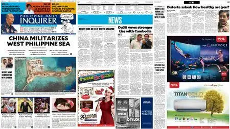 Philippine Daily Inquirer – December 16, 2016
