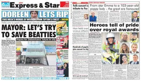 Express and Star City Edition – June 09, 2018