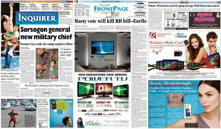 Philippine Daily Inquirer – December 12, 2011