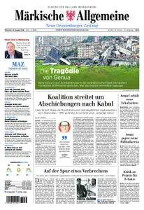 Neue Oranienburger Zeitung - 15. August 2018