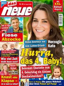 Das Neue – 29. August 2020