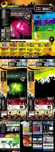 Modern Website Templates Vector