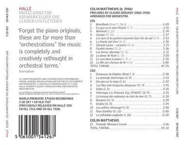 Sir Mark Elder & Hallé Orchestra - Colin Matthews: The Debussy Preludes (2CD) (2010)