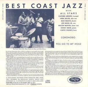 Clifford Brown All Stars - Best Coast Jazz +1 (1954) {EmArcy Japan PHCE-3062 rel 1996}