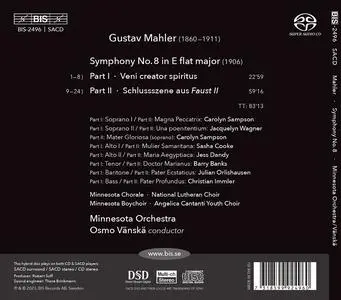 Osmo Vänskä, Minnesota Orchestra - Gustav Mahler: Symphony No.8 (2023)