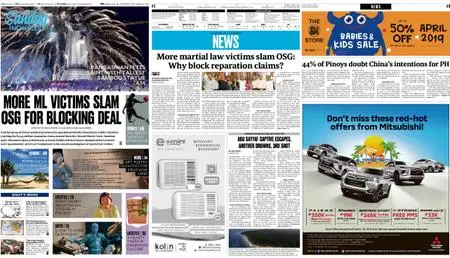 Philippine Daily Inquirer – April 07, 2019