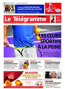 Le Télégramme Concarneau – 25 octobre 2020